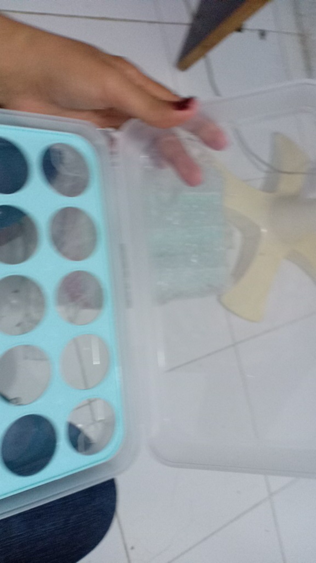 Tempat Penyimpanan Telor Telur 15pcs Storage Egg Box Alat Dapur Perlengkapan Rumah Tangga