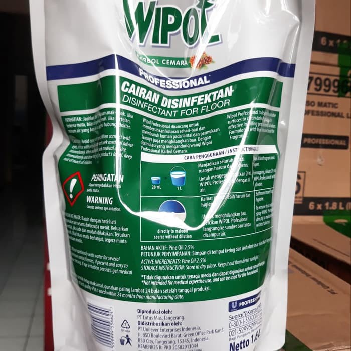 MRH WIPOL PROFESSIONAL 1.6 L KARBOL CEMARA