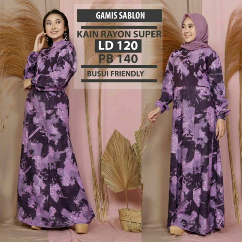 GAMIS TWILL BAHAN TWILL , GAMIS RAYON CANDIMEKAR BAHAN RAYON CANDIMEKAR ALLSIZE