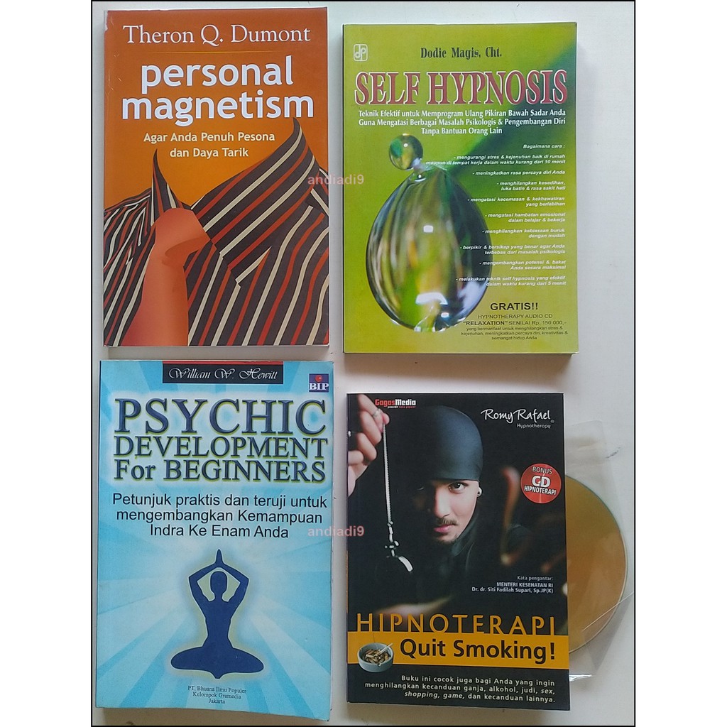 PERSONAL MAGNETISM HYPNOSIS PHYSIC HIPNOTERAPI QUIT SMOKING ROMY RAFAEL