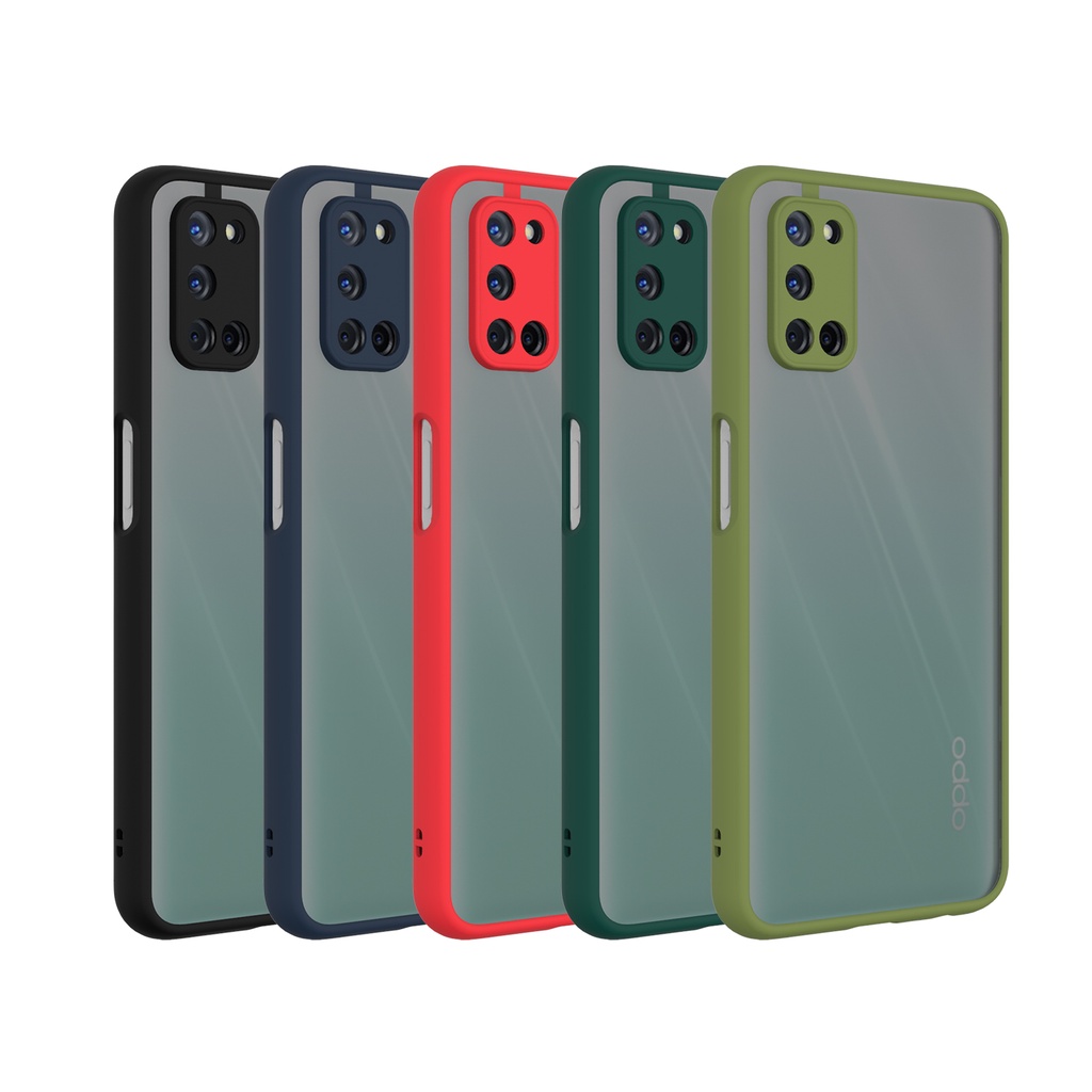 Oppo Reno4 / Reno 4F silicon softcase Case dove color