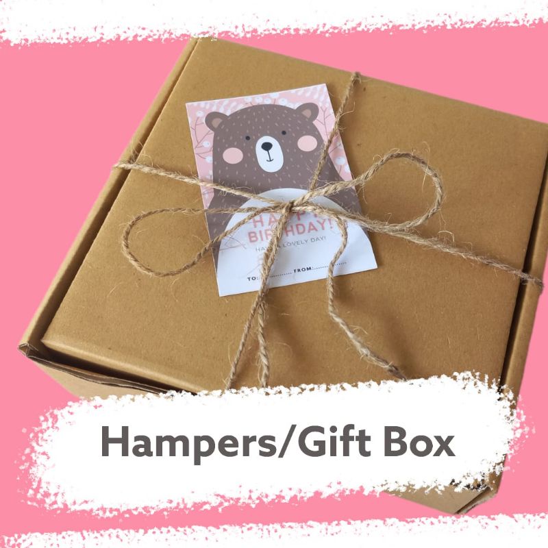 

Tambah Gift Box Untuk Kado/Hampers Free Jasa Bungkus