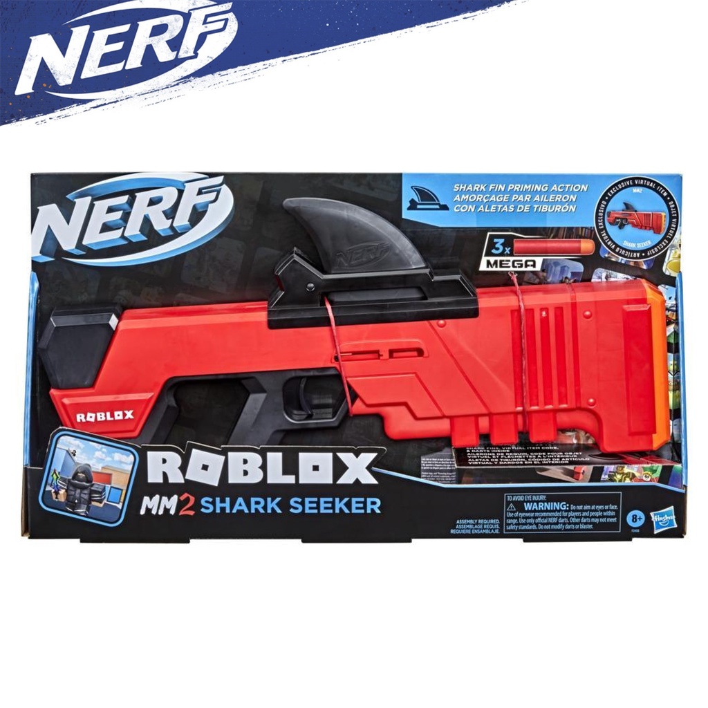 NERF Roblox MM2 Shark Seeker Blaster