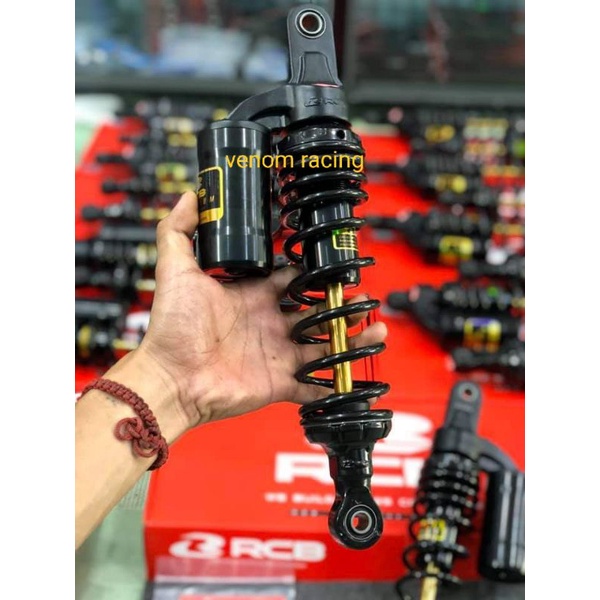 shock breaker RCB racing boy mb 2 tabung black series 330mm new genio/ new scoopy ring12 new beat fi