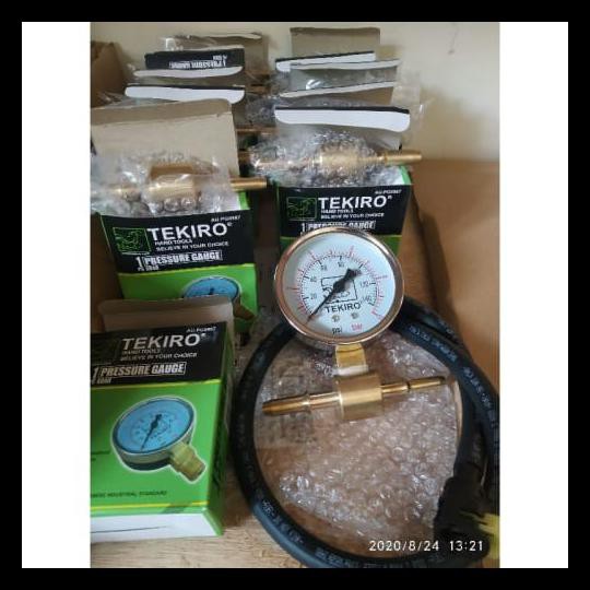 DISKON PRESSURE GAUGE TEKIRO FUEL PUMP TESTER ALAT UKUR TEKANAN POMPA BE