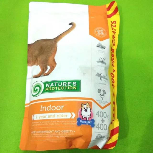 Nature S Protection Cat Indoor 400gr 400gr Makanan Kucing Cat Food