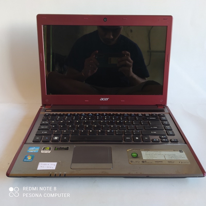 Laptop Acer Core i7 - Dual Vga Nvidia - Ram 4gb hdd 500gb