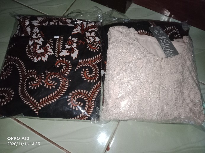 Maura Couple - Sania Ruffle Batik Couple Ori Ndoro Jowi Garansi Termurah Shopee - Modern Batik