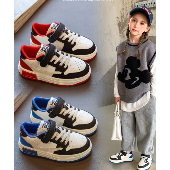 (COD)Sepatu Anak Import CLEA Non LED/Sepatu Sekolah/Sepatu Olahraga/Sepatu santai/Sneaker Anak laki-laki dan perempuan /Sepatu Basket usia 4-11 th