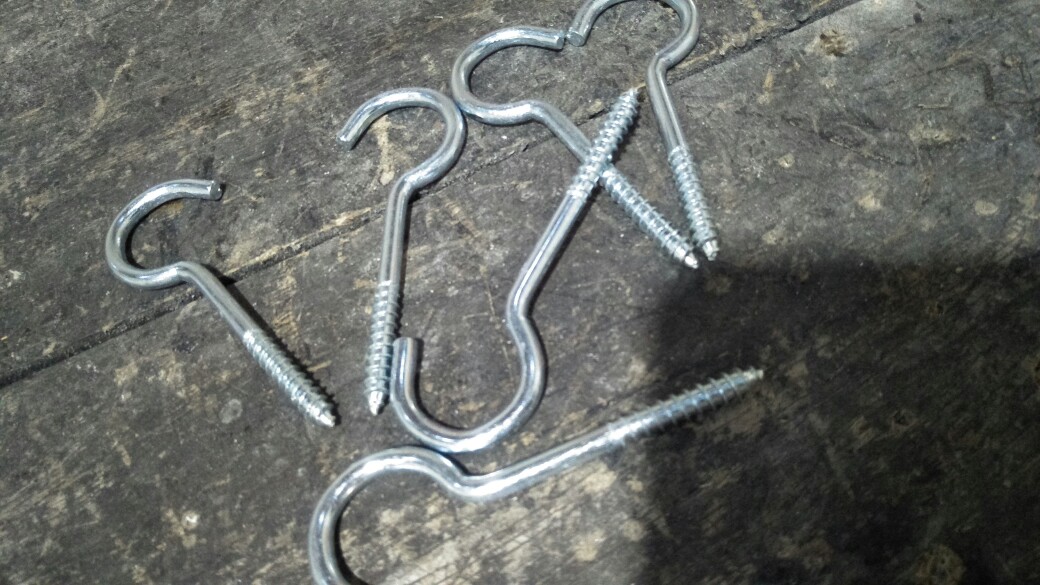 Hook Sekrup Skrup Kapstok Cantolan Burung Tanda Tanya Buka 7 Cm