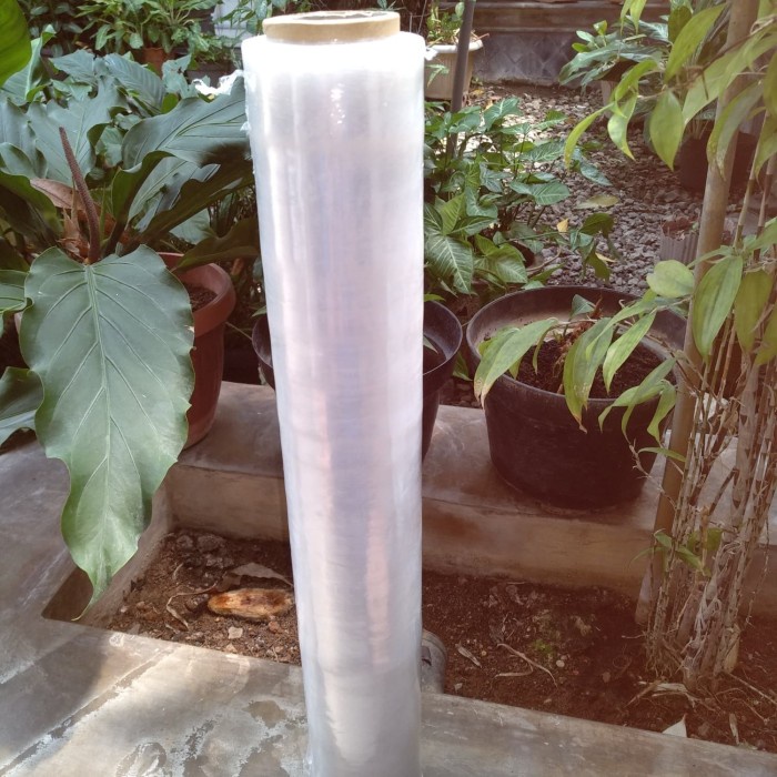 

(BISA COD) Stretch Film Plastik Wrap Wrapping 50cm x 300m x 10mic