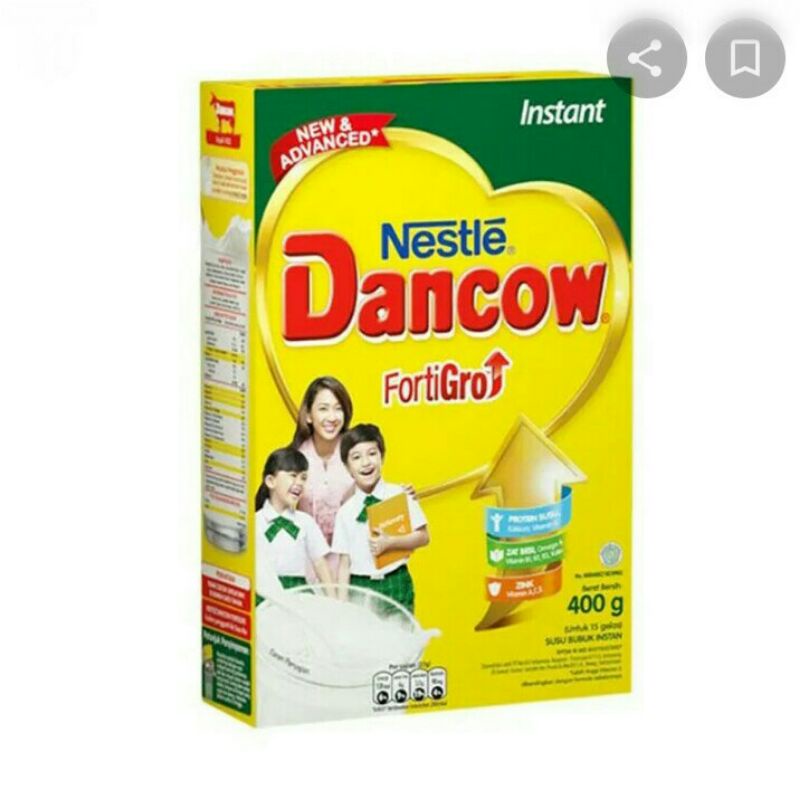 Susu Dancow fortigro 400 gram instant