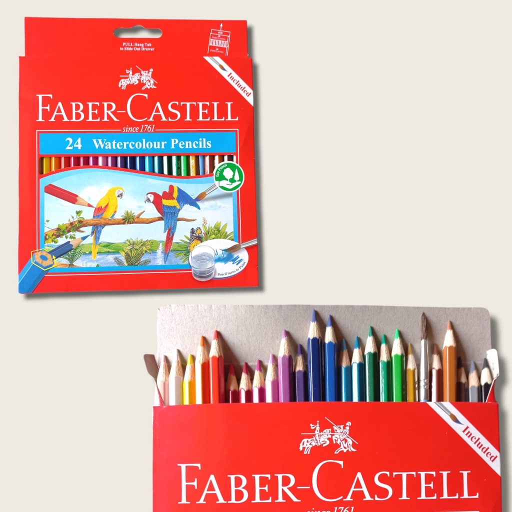 

Pensil Warna Watercolour Faber Castell 24