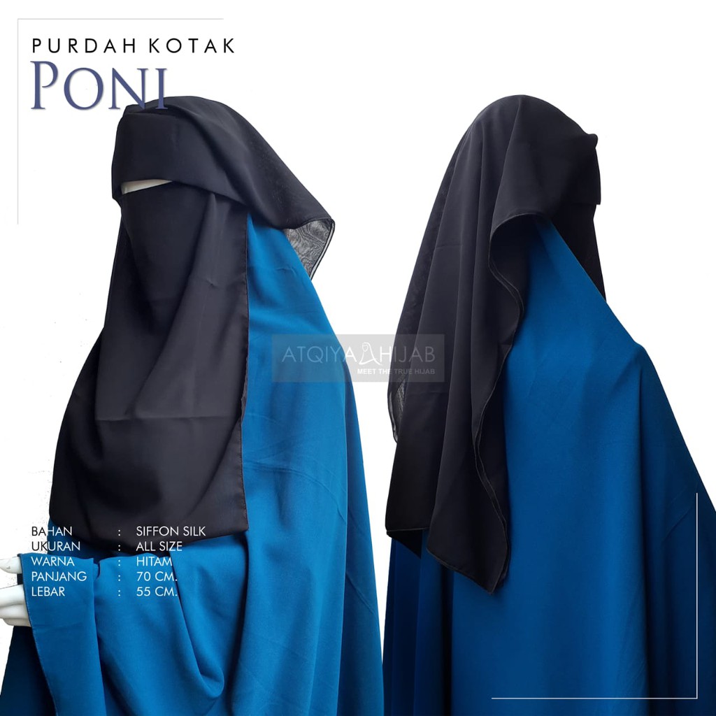 Purdah Kotak Poni