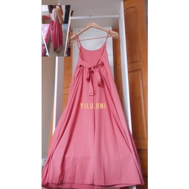 H7 D5/258 Korean backless dress / dress pantai / long dress / maxi dress