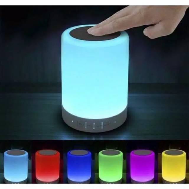 Speaker Bluetooth Lampu /Touch Lamp Portable Speaker Bluetooth cl -671