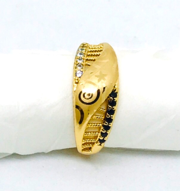 Cincin wanita //cincin grafir //cincin permata itam // cincin perhiasan  pengganti emas