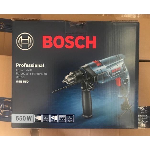 Jual Bosch Drill Mesin Bor Tangan Listrik Beton Tembok Bosch GSB 550 13 ...