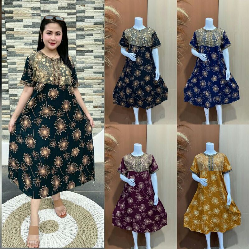 DASTER ARAB BRUKAT RENDA TERLARIS TERBARU TERMURAH LENGAN PENDEK REALPICT - FASHION WANITA - DRESS W