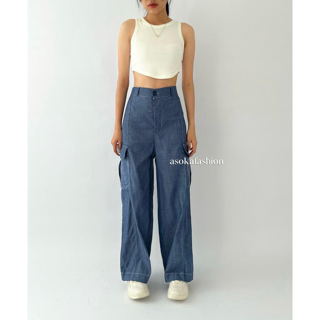 ASOKA Raiden Cargo 2184 - Premium Highwaist Cargo - Loose Pants