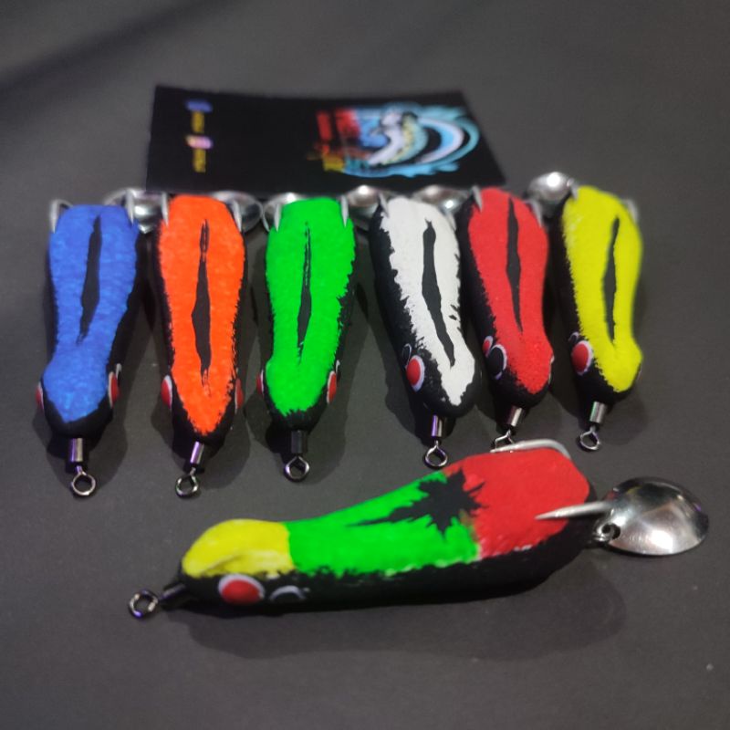 SOFT FROG 6CM SUPER SLIM MELAS LURE