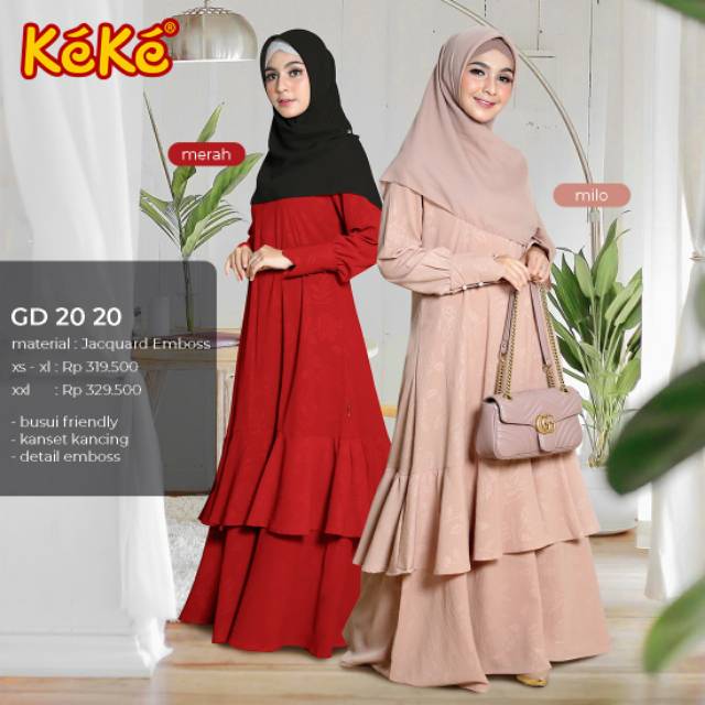 Gamis Dewasa Keke ~ GD 20 20 ~