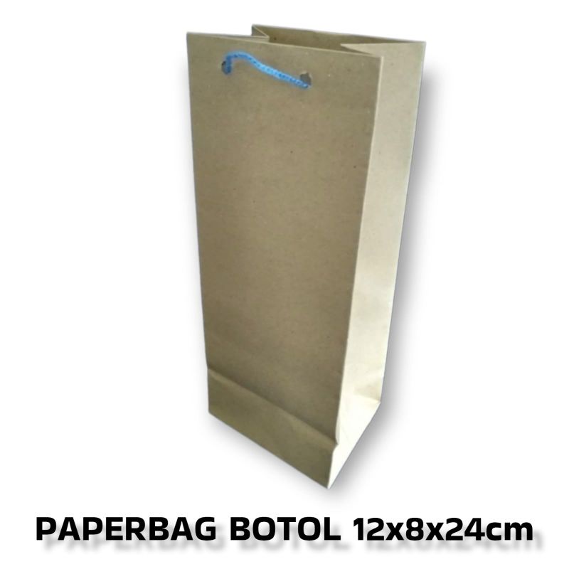 

PAPER BAG BOTOL / PAPERBAG 12X8X24