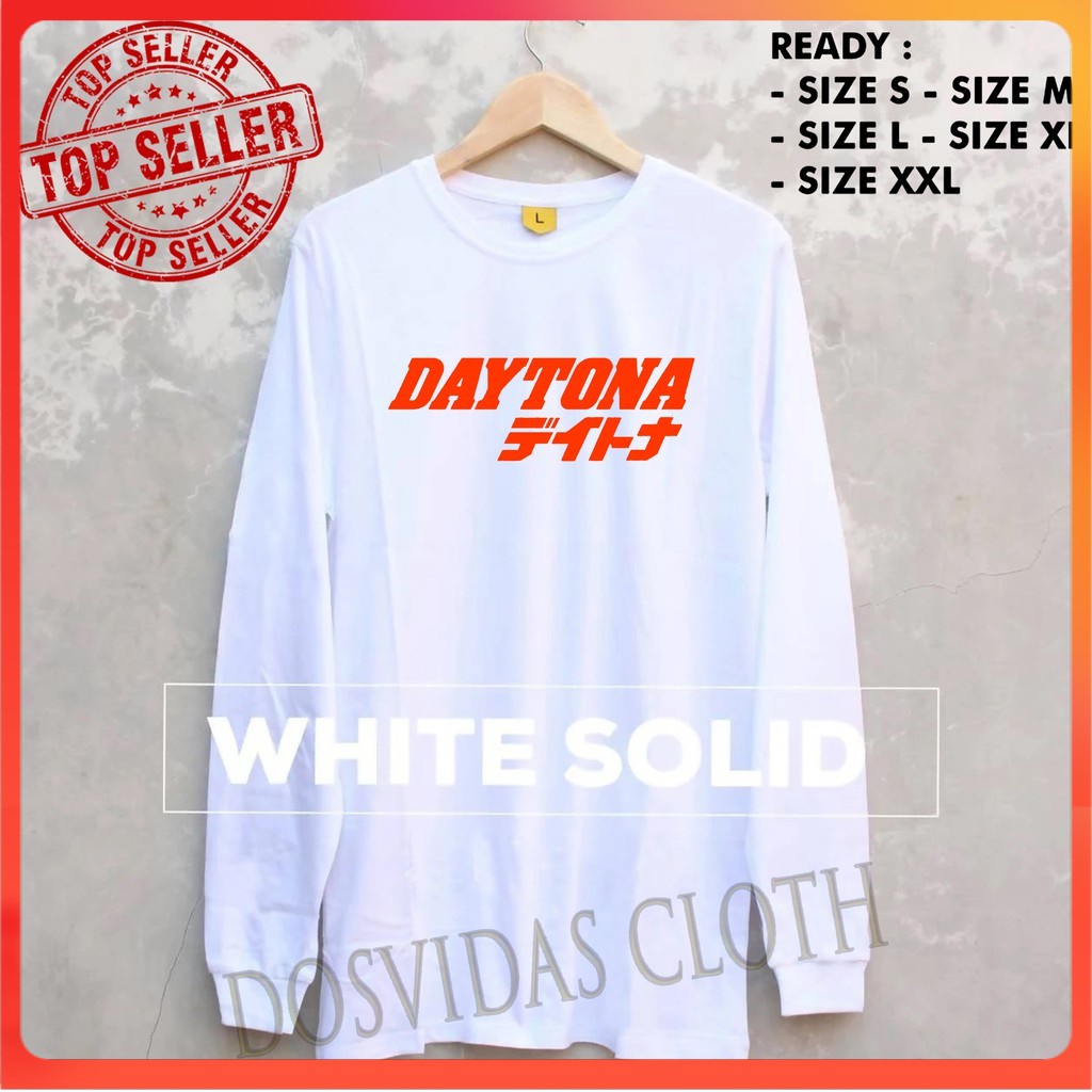 Import Quality MURAH BAJU KAOS LENGAN PANJANG DAYTONA CORPORATION keren DAYTONA