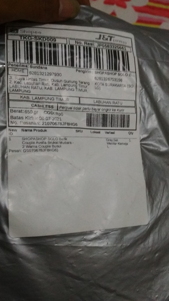 Shopashop Solo Batik Couple Avella Brukat Mutiara - 2 Warna Couple Busui