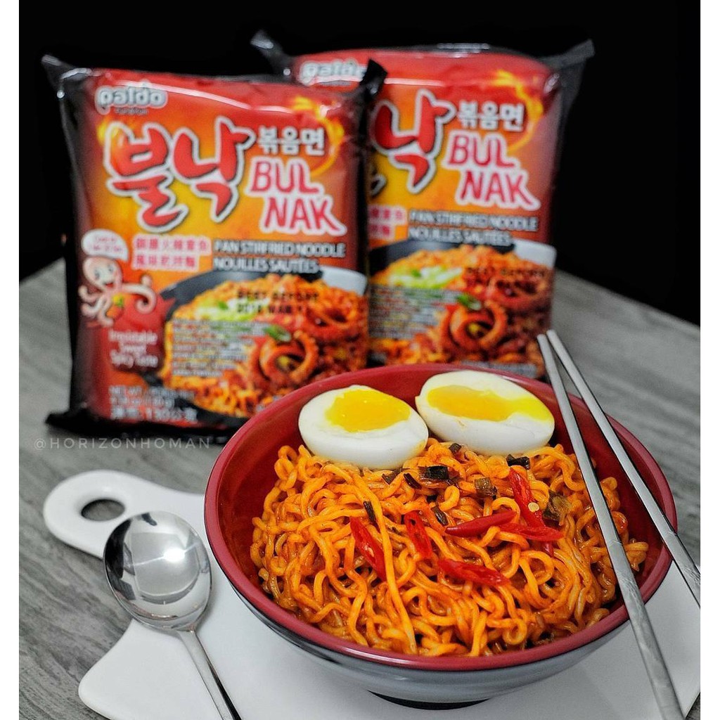 

PALDO BULNAK NOODLE / MIE GORENG RASA PEDAS MANIS / RAMYEON / MIE BULNAK / MIE GORENG