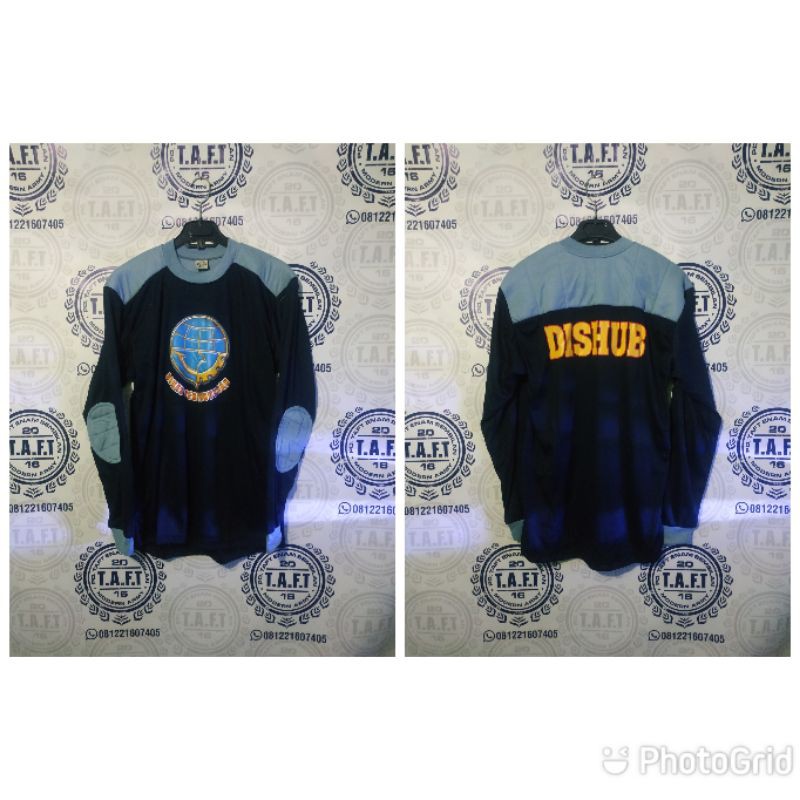 Kaos dishub lengan panjang - Kaos deker lengan panjang dishub - Kaos busa dishub