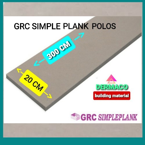 Jual Grc Simple Plank Cm X M X Mm Lisplang Grc Polos Lisplank