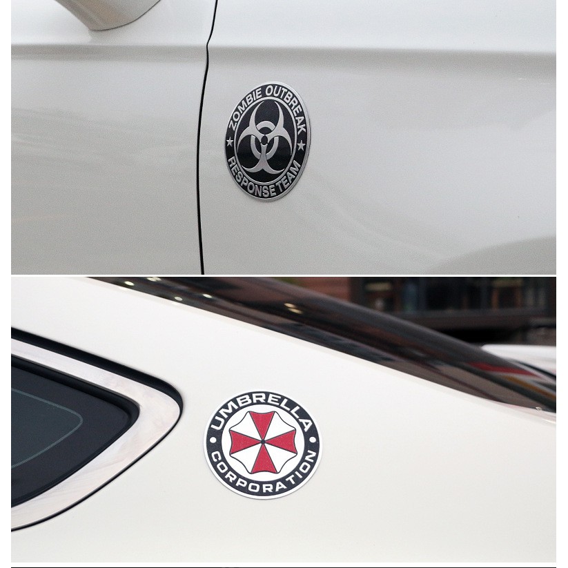 1Pc Stiker Emblem Desain Corporation s.h.i.e.l.d Shield Hydra Logo 3D Bahan Metal untuk Mobil