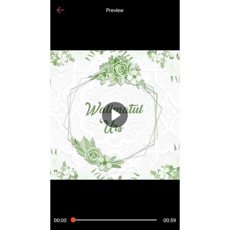 Desain 1 - Video Undangan Digital Pernikahan