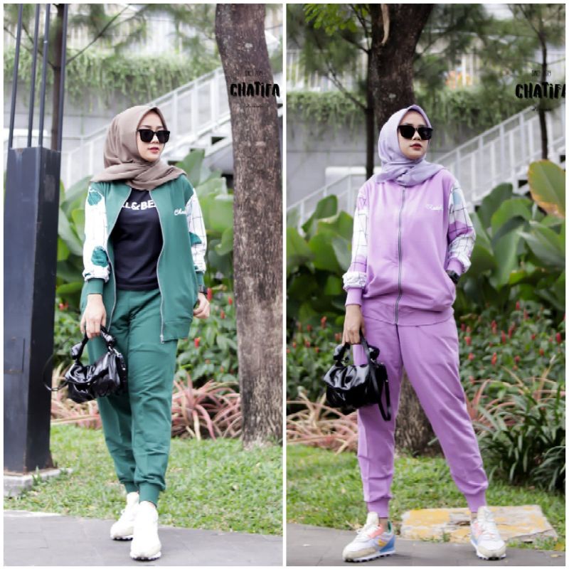 Set Jaket Jogger Series by CHATIFA Original