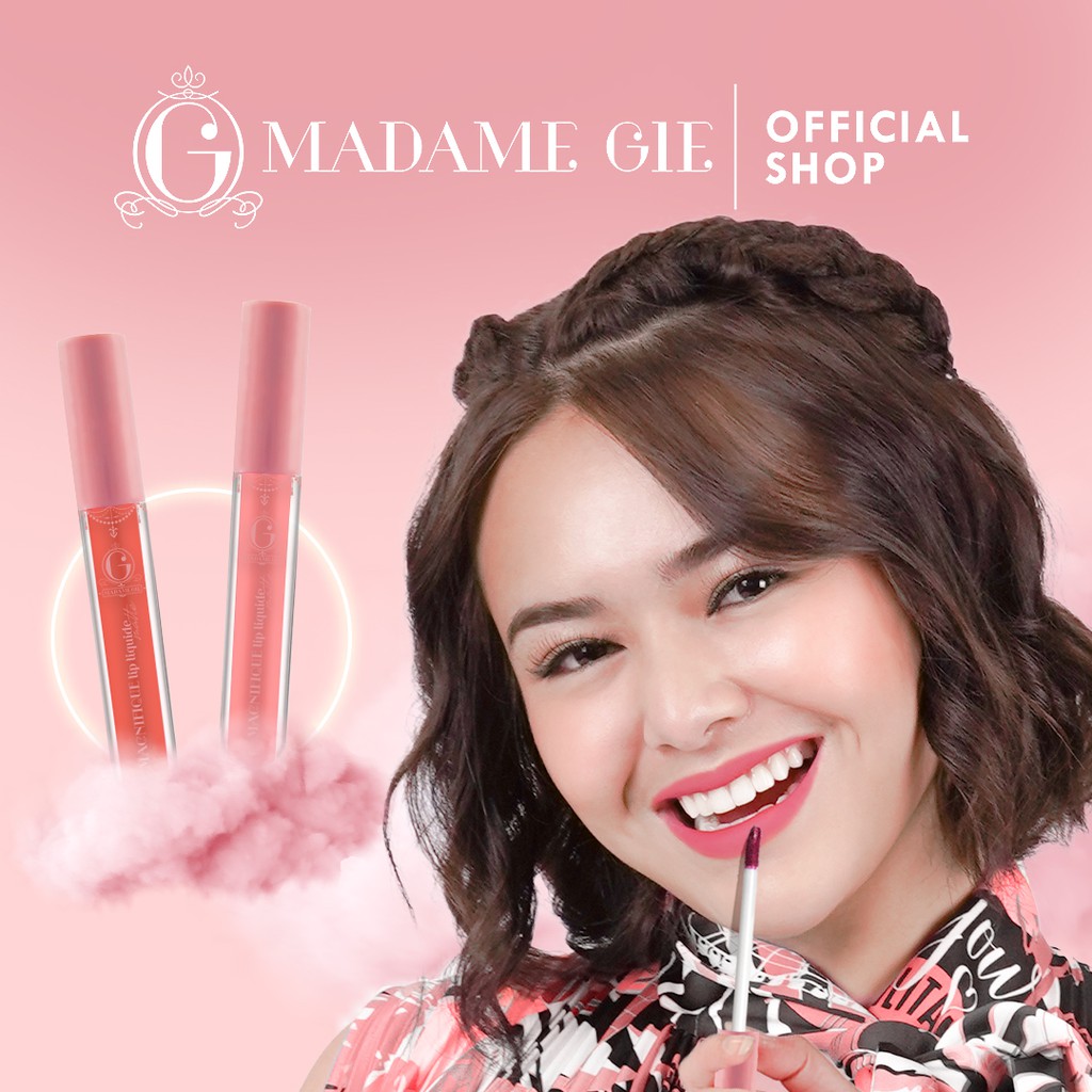 Madame Gie Magnifique Lip Liquide Matte Nude Series - MakeUp Lip Cream Lipstik-2
