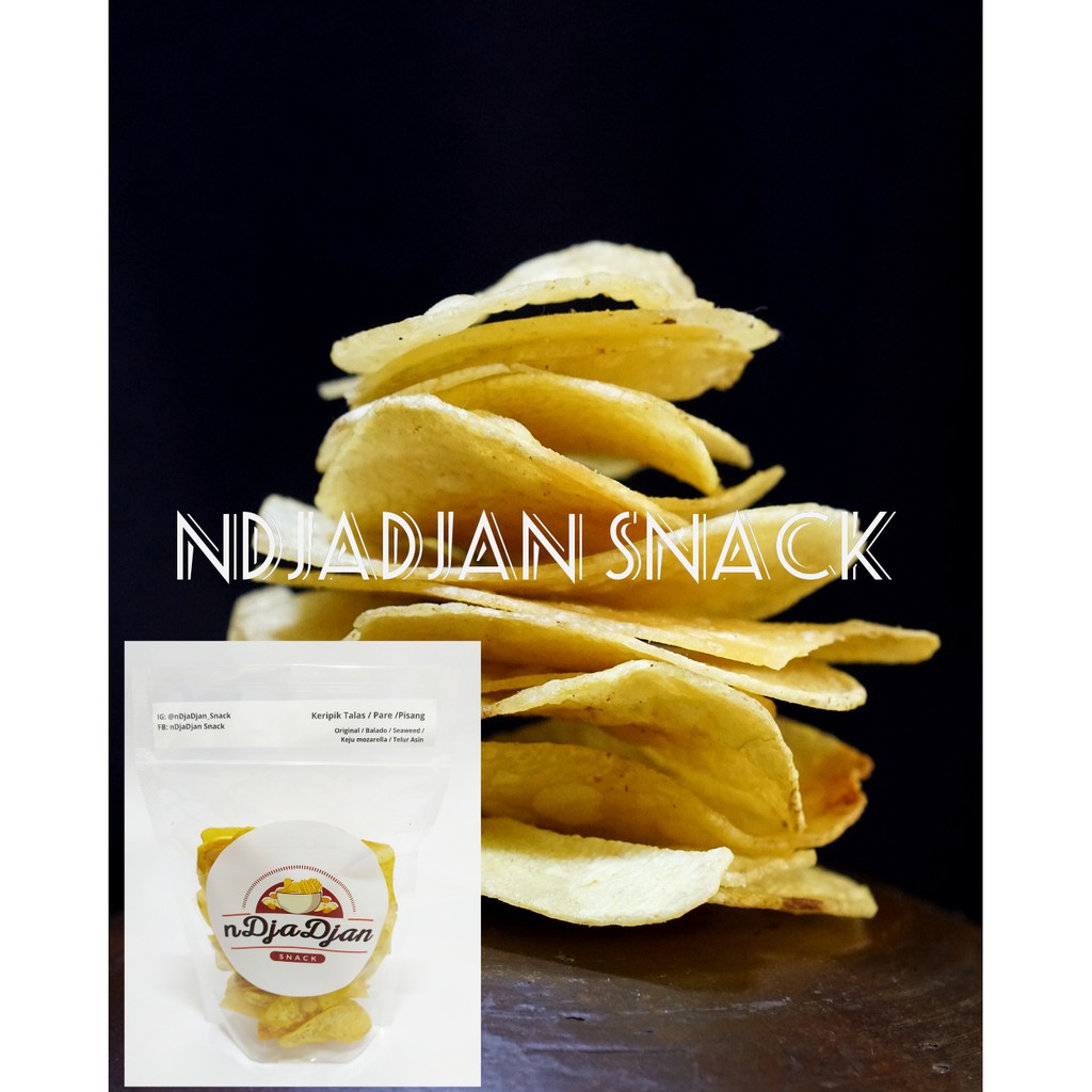 

Keripik Talas Criping Tales Aneka Rasa 100 Gram NDJADJAN SNACK