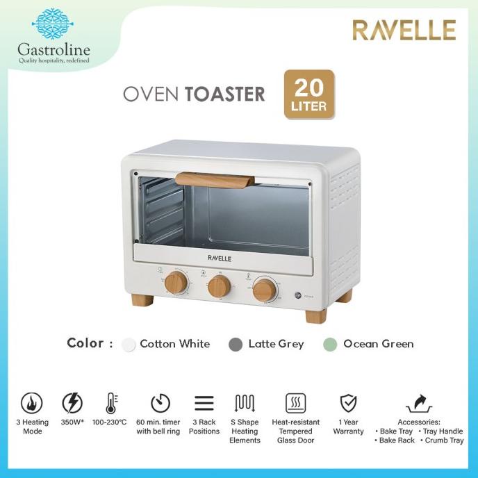 PROMO Ravelle Roasty Electric Oven Microwave Low Watt - Penghangat Makanan