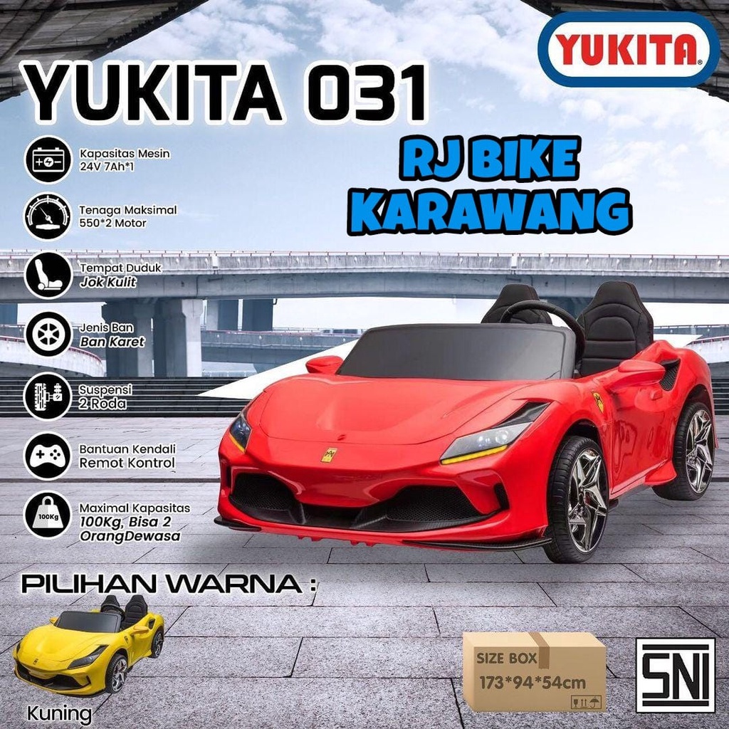 MOBIL AKI MAINAN ANAK YUKITA A031 SPORT CAR