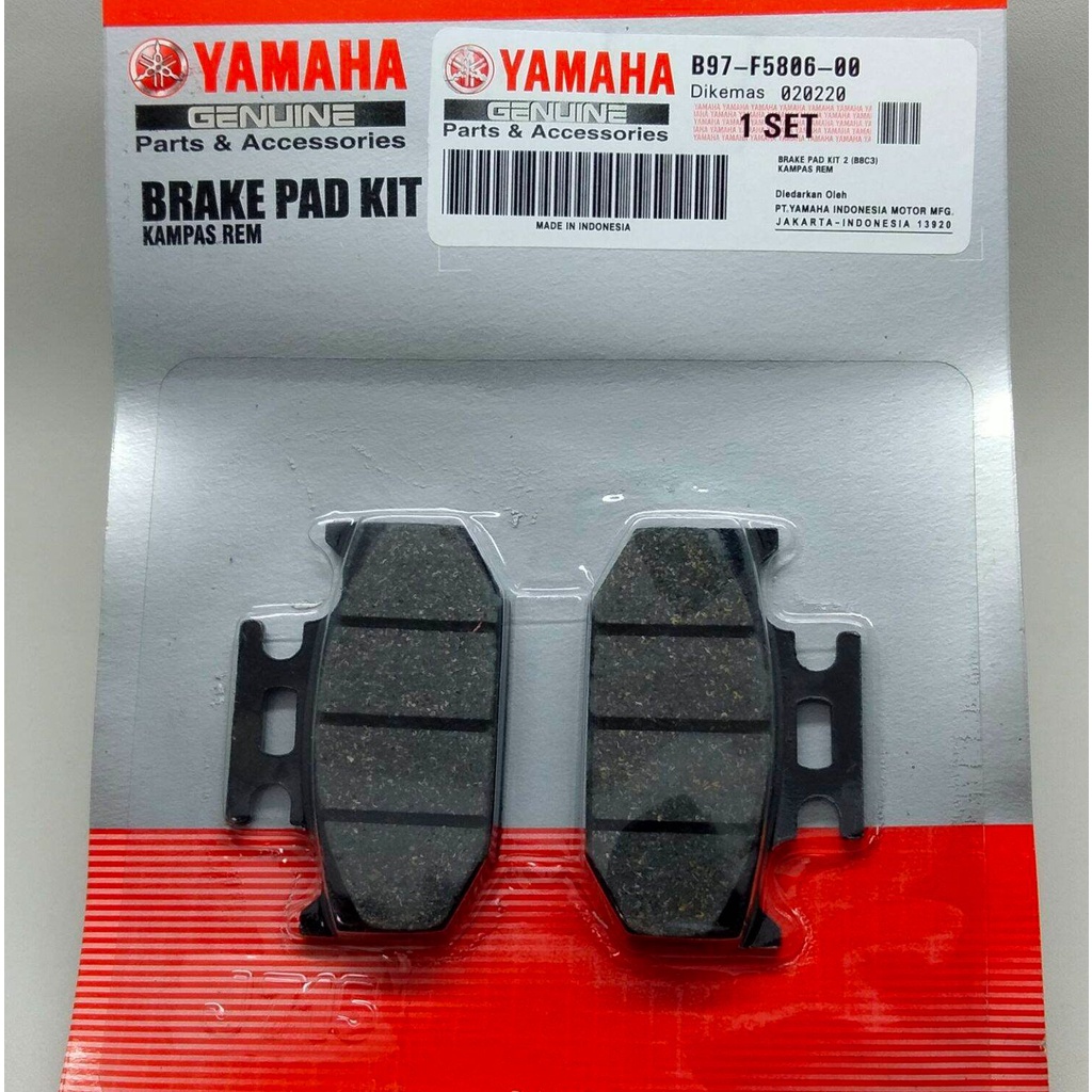 YGP DISPAD BELAKANG KAMPAS REM BELAKANG YAMAHA VIXION R15 ALL NEW V3 2017 LED VVA 155