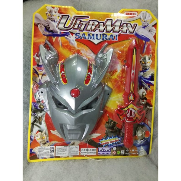 MAINAN TOPENG ULTRAMAN ZERO LENGKAP DENGAN PEDANG/TOPENG MAINAN ANAK