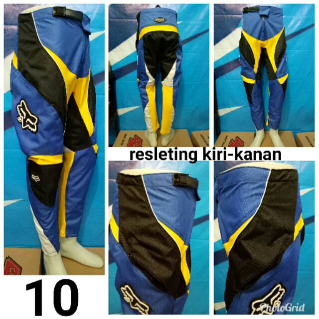 Celana cross trail A04 biru