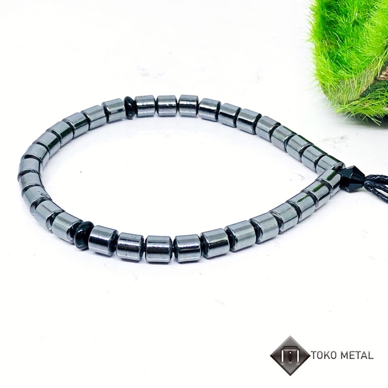 Gelang Tasbih Blustin Kotak/Bulat 33 Butir 6 mm [ Toko Metal ]