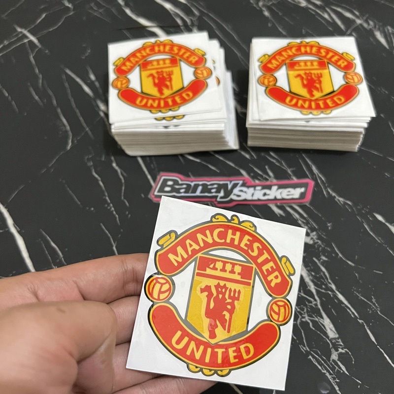 STICKER STIKER MANCHESTER UNITED CUTTING