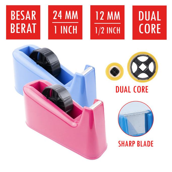 

(BISA COD) Tape Dispenser Jumbo JOYKO TC-107 Tempat Cutter Isolasi Besar Kecil SPECIAL Kode 410