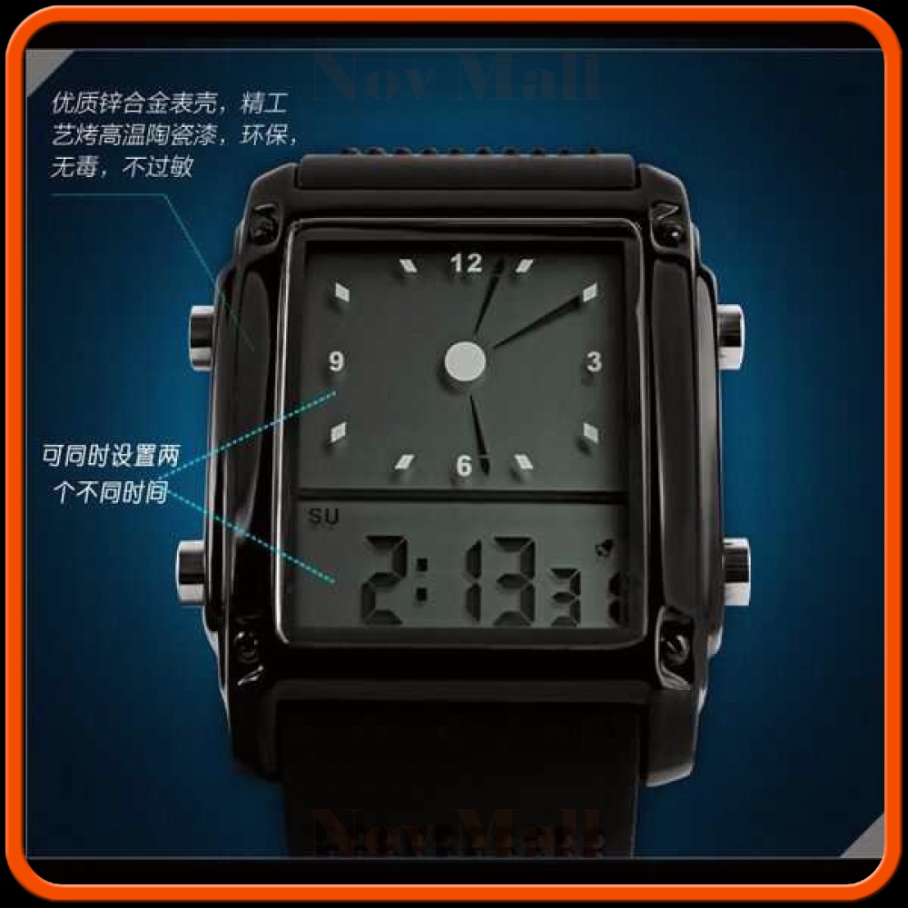 SKMEI Jam Tangan Trendy Digital Analog Pria - 0814G