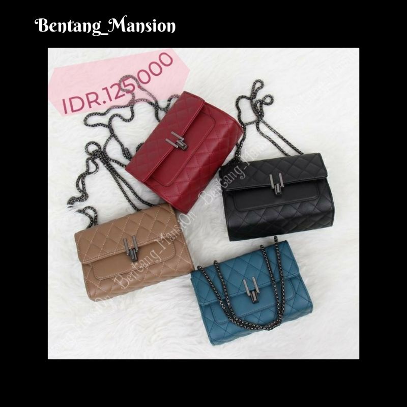 TAS SELEMPANG IMPORT WANITA IMPORT BATAM SLINGBAG KANTOR KONDANGAN KEKINIAN