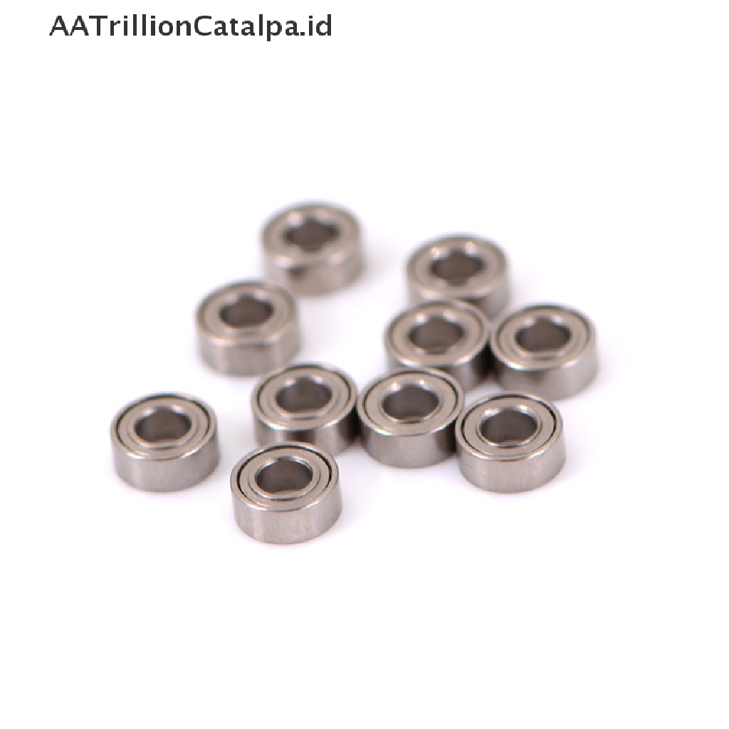 Aatrillioncatalpa 10pcs Bola bearing Baja Mini MR63ZZ 3x6 X 2.5mm