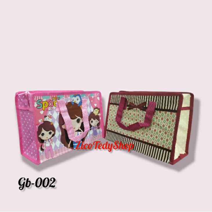 

Tas Karung Fancy 30x20/ Goodie bag ulang tahun / Tas bingkisan ulang tahun /Tas Souvenir