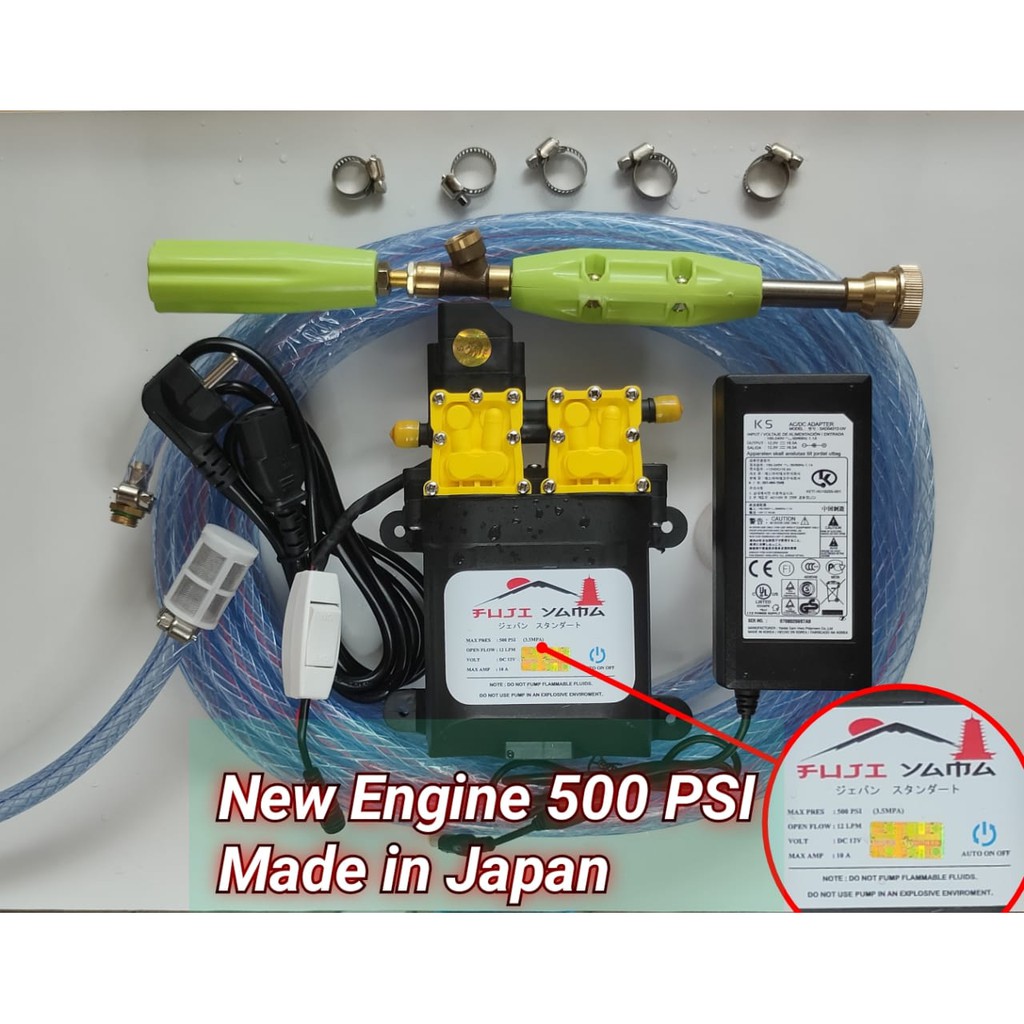 Alat Mesin Cuci Motor Steam 500PSI Jet Cleaner Tekanan Tinggi Made In Japan